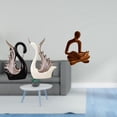 thumbnail image 2 of estatua de cisne,Figuras de cisne,estatuas,decoración del hogar,fiesta de bodas,Figura de pensador abstracto,Estatua de pensador abstracto,decoración para el hogar,Figura humana decorativa, 2 of 8