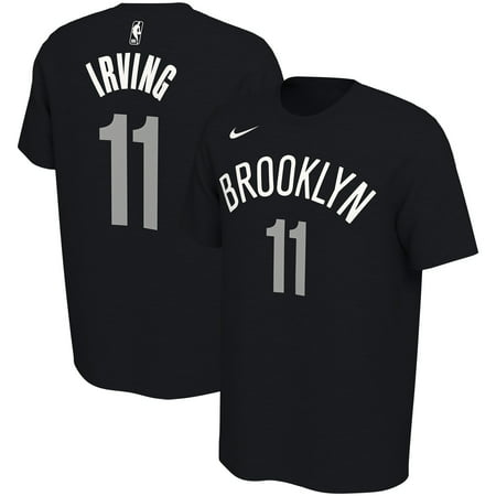 Kyrie Irving Brooklyn Nets Nike Dark Icon Player Name & Number T-Shirt -