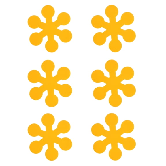 CCOCC 2026 New 6Pcs Bathtub Stickers Non Slip Bathtub Grippers Decals Decorative Snowflake Bath Stickers for Tub Anti Slip Shower Grip Mat Self-Adhesive Anti-Skid Tub Stickers