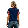 thumbnail image 5 of 2026 New USA Soccer Jersey Women United States National Team Shirt, United States Jersey Soccer, Resistant V Neck Short Sleeve Football Tee for Sports Casual Daily Use for Adult(Khaki, L), 5 of 6