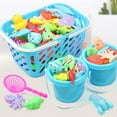 thumbnail image 5 of Fish Toys Reusable Hand-Eye Coordination Plastic Boys and Girls Magnet Pole Fishing Toys Beach Supplies, 5 of 7