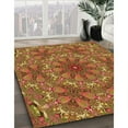 thumbnail image 2 of Ahgly Company Indoor Square Patterned Cinnamon Brown Area Rugs, 7' Square, 2 of 6