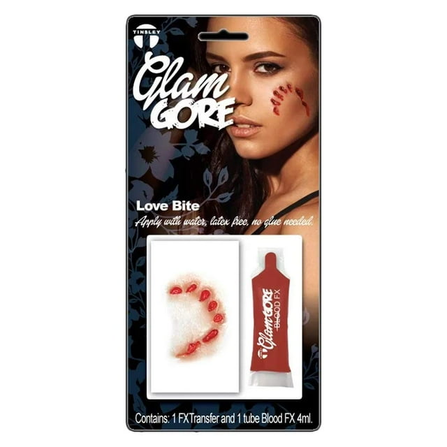 Tinsley Transfers Kit de Transfert 3D FX Prothétique Moyen Glam Gore Love Bite