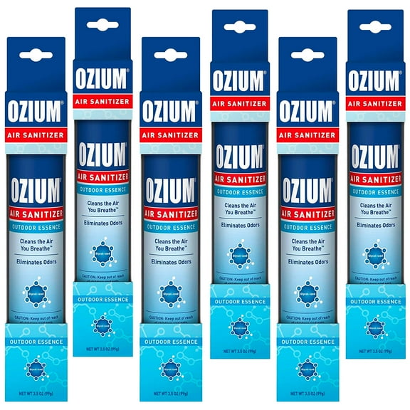 Ozium Air Sanitizer 3.5 oz Spray, Outdoor Essence Scent (6-PACK)