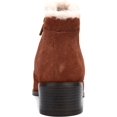 thumbnail image 4 of Kenneth Cole Reaction Womens Salt Zip Cozy Suede Ankle Booties, 4 of 5