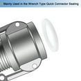 thumbnail image 5 of Junta plana de caucho de silicona Uxcell de 2-1/2" DN65 para conector rápido blanca, 5 of 5
