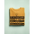 thumbnail image 3 of Electrician Hourly Rate Sweatshirt Men -Smartprints Designs, Male XX-Large, 3 of 4