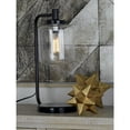 thumbnail image 3 of DecMode Black Metal Traditional Accent Lamp 20", 3 of 12