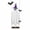 A, variant on Cififendec Halloween Light Up Ghost Swing Ornament, 120.4"×13.77", Gauze Ghost with Wizard Hat Warm Led Glowing Pendant for Tree Hanging Yard Outdoor Decor