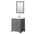 thumbnail image 4 of Wyndham Collection Wcs202030s-Qtz-Unsm24 Deborah 30" Free Standing Single Basin Vanity Set, 4 of 7