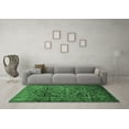 thumbnail image 3 of Ahgly Company Indoor Square Persian Emerald Green Traditional Area Rugs, 8' Square, 3 of 4