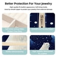 thumbnail image 3 of Starry Polar Bear Travel Portable Jewelry Organizer: Square Bracelet Holder, Jewelry Display, and Box for Girls and Women, 3 of 6