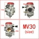 thumbnail image 1 of Suitable for Carburador MV30 PD30 de 30 mm for ATV de 250 cc, EN250, JS250, QM250GY, GXT250, GP200, GP250, RE200, RE250, tanque de motocicleta de 250 cc., 1 of 7