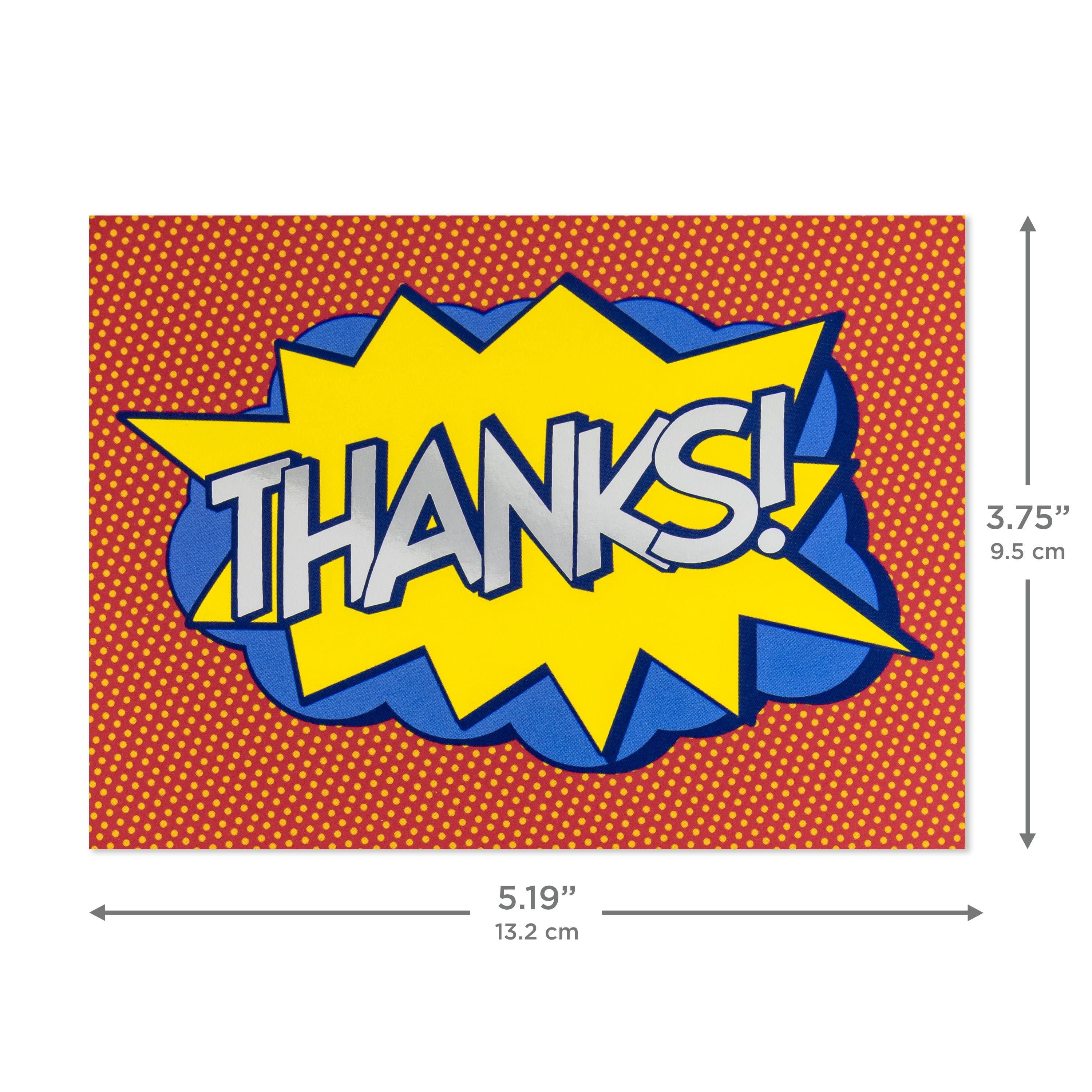 Hallmark Blank Thank You Notes (Comic Art), 10 Count