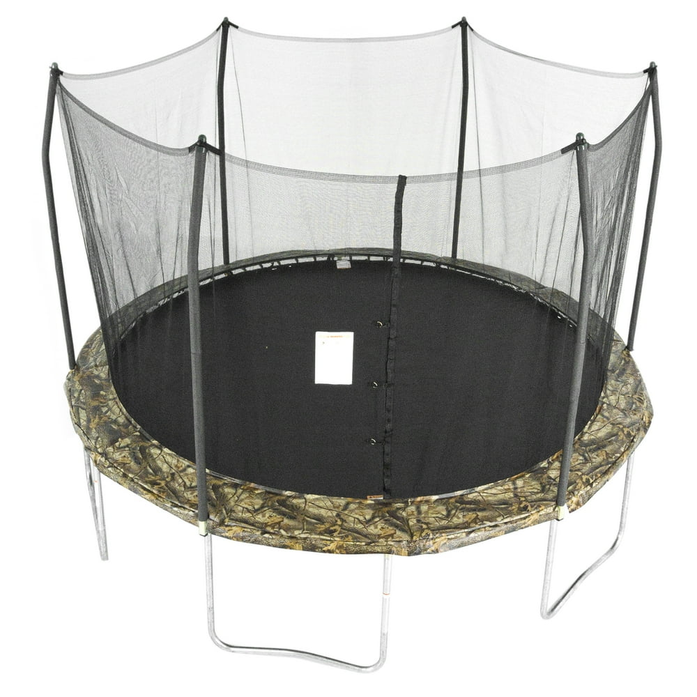 Skywalker Trampolines 12’ Round Trampoline with Enclosure, Camo