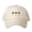 Beige, variant on Black Baseball Cap qinhaie Printed With Three Coconut Trees Baseball Caps for Outdoor Casual Sun Light Pink Cowboy Hat One Size