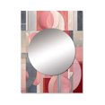 thumbnail image 2 of Designart "Transcendent Angles in Pink IV" Abstract Shapes Mirror Wall Decor - Modern Pink Abstract Mirror Wall Art For Entryway - 40" x 30" Inch, 2 of 5