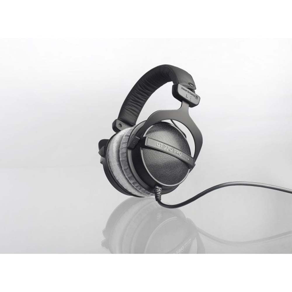 beyerdynamic 459046 DT 770 PRO 250 Ohms Studio Headphones Bundle with 1 YR CPS Enhanced Protection Pack Beyerdynamic DT 770 PRO Headphones (250 Ohm) Gray 459046-DT770PRO