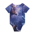 thumbnail image 6 of Rocae Enchanted Forest Stag Gathering for Baby Cotton Short-Sleeve Bodysuits for Unisex Onesies Bodysuit-2 Years, 6 of 7