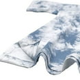 thumbnail image 5 of T Shirts for Women Casual Tops V-neck Tie-dye Short Sleeved Pullover Tee Shirt Top, 5 of 6