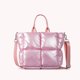 thumbnail image 2 of Bolso Color Sólido Bolso Mano Algodón Suave Bolso Hombro Con Correas Algodón Rosa, 2 of 9