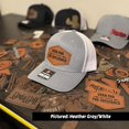 thumbnail image 3 of Over Par and Under The Influence Hat | Golf Hat | Tik Tok Hat | Leather Patch Hat | Leatherette | Trucker Hat | Gift for Boyfriend, 3 of 5