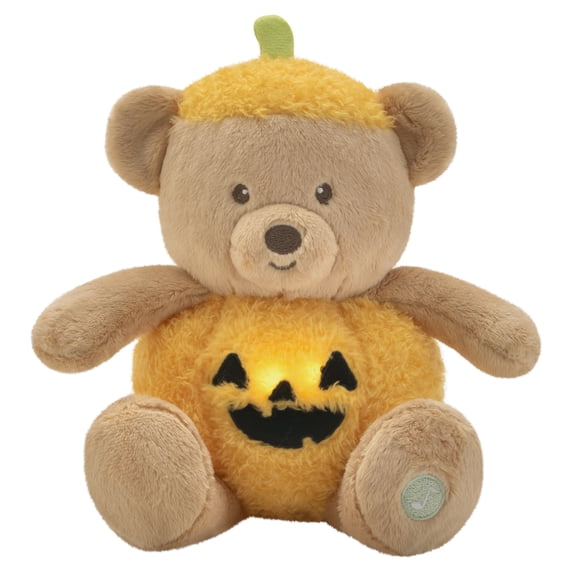 Magic Years Musical Light-Up Halloween Pumpkin Bear Plush