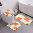 thumbnail image 6 of BSHAPPLUS 4PCS Shower Curtain Set 78.7inch Enlarge Bathroom Sets with Shower Curtain and Rugs Waterproof Shower Curtain Set with 12 Hooks, 6 of 9