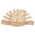 thumbnail image 4 of Gorro de peluca de malla de encaje elástico Perfecl tejido elástico beige 2 piezas, 4 of 8