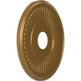 thumbnail image 2 of Ekena Millwork 16"OD x 3 1/2"ID x 1"P Berkshire Thermoformed PVC Ceiling Medallion (Fits Canopies up to 7"), Metallic Gold Rush, 2 of 10