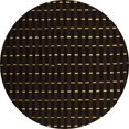 thumbnail image 1 of Ahgly Company Indoor Round Abstract Brown Contemporary Area Rugs, 8' Round, 1 of 4