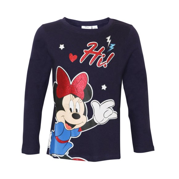 Minnie Mouse Girls Hi Glitter T-Shirt