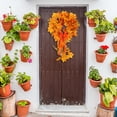 thumbnail image 4 of Pretty Comy 23.6" Artificial Fall Wreaths for Front Door Thanksgiving Garland for Indoor Outdoor Home Decoration Rustic Farmhouse Wreaths, 4 of 5