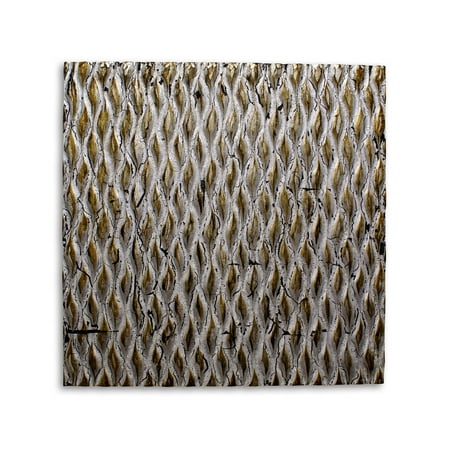 Screen Gems Metallic Ridge Silver  Wall Art  SGWA 82 