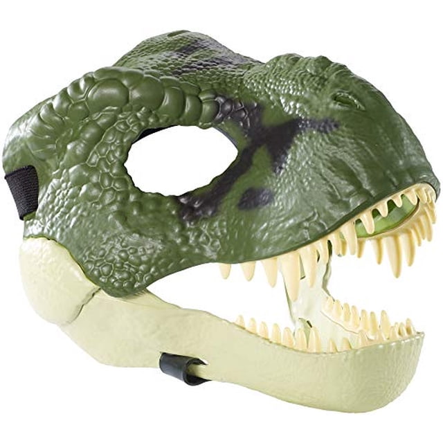 Mascara de dinosaurio Jurassic World inspirada en la pelicula Jurassic World