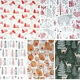 thumbnail image 6 of Inadays Christmas Wrapping Paper, 17 Inch x 9.8 Feet Per Roll ,Total of 5 Rolls, Holiday Gift Wrapping Paper, Santa Claus, Snowflake and Christmas Tree Design for Xmas Holiday, Party, 6 of 9