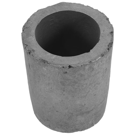 NUOLUX Graphite Crucible for Metal Smelting Laboratory Experiments 1Pcs 3.34X3.34X3.73in