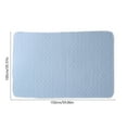 thumbnail image 3 of SLYNSHome Bed Pads for Adults,Washable Waterproof 59x40 inch Incontinence Bed Pads for Elderly or Pet - Blue, 3 of 7