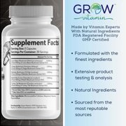 Grow Vitamin Beyond Mushroom Capsules, 13,000mg, 30-Day Supply, Non-GMO