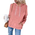 thumbnail image 2 of Sudadera con capucha para mujer, manga larga, sudaderas ligeras, bolsillos, abrigo, tops Pompotops gfhjh8076, 2 of 7