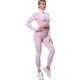 thumbnail image 5 of WAITLOVER Traje de yoga de manga larga sin costuras para mujer, secado rápido, transpirable, yoga, correr, fitness, ropa deportiva, 5 of 6