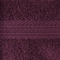 thumbnail image 3 of Beauty Threadz Fast Drying, Extra Absorbent, 100% Terry Cotton Washcloths, Plum Wine - 500 GSM Quality - Pack of 12, 3 of 7