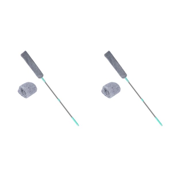 Injueey Limpiador de polvo retráctil desmontable ajustable de 110 cm a 156 cm Tipo 1 Tipo 1 2Conjunto