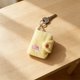 thumbnail image 4 of Uncomplicated Lint Keychain Wallet Snap Button Mini Purse Distinctive Solid Color Card Holders For Student Portable Earbud Bag With Ring, 4 of 6