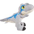 thumbnail image 3 of Jurassic World Small Sound Plush Velociraptor 'Blue, 3 of 6