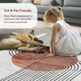 thumbnail image 5 of nuLOOM Martine Abstract Sun Machine Washable Area Rug, 10' x 13', Burnt Orange, 5 of 13