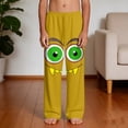 thumbnail image 5 of ATOGUTA Boy Lounge Sweat Pants Funny Graphic Sweatpants Athletic Sports Pants for Kids Size 4T-14, Yellow, 5 of 5
