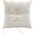 thumbnail image 4 of LLC Ivory Pearl Wedding Ring Lace Cushion, 20 cm, 4 of 4