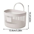 thumbnail image 2 of Multifunctional Storage Basket | Hanging & Standing Design | PET Plastic Organizer for Kitchen Bathroom Bedroom | 2 Size Options, 2 of 6