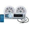 Boss Audio MCK1308WB6 Bluetooth Digital Media AM/FM/USB/MP3/SD/AUX Mech-Less Stereo Package with 6 1/2" Speakers